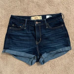 Hollister high waisted denim shorts